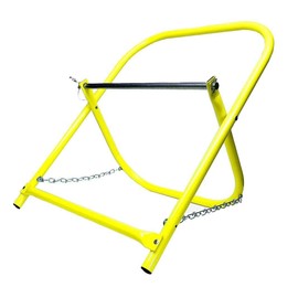 20" x 16" Cable Caddy CATV Wire Installer Spool Reel Holder Folding Yellow