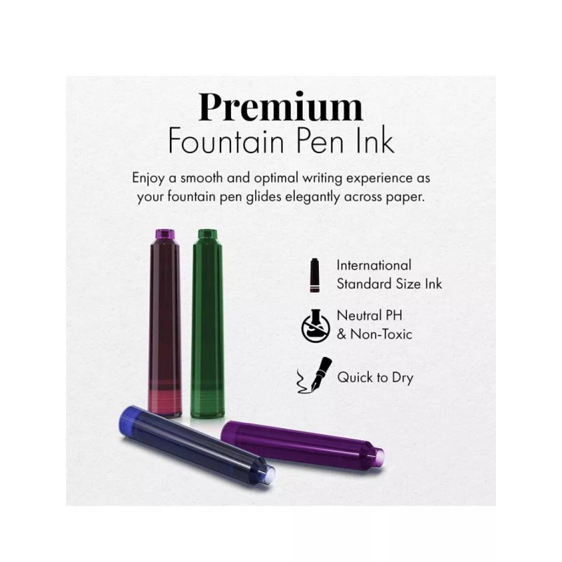 Wordsworth And Black Fountain Pen Ink Refills Variety Colors Ink