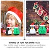 NUOBESTY 2Pcs Christmas Wind Up Toys Penguin Christmas Tree Clockwork