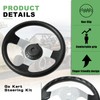 JNDO Go Kart Steering kit 380mm Steering Shaft+340mm Rack and