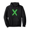 Creative Bold Green Letter X - Design Alphabet - Marker