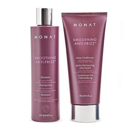 MONAT Smoothing Anti-Frizz Set - Natural Frizz Ease Shampoo & Frizz Dismiss Conditioner for Lightweight Frizz Control and Smooth, Shiny Hair