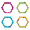 TREND Color Harmony Hexa-Swirls Classic Accents Variety Pack, Classroom Bulletin