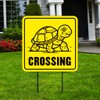Voila Print Pack of 3 Turtle Crossing Yard Sign -