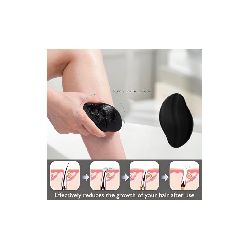 Juego de 2 gomas de pelo de cristal reutilizables para