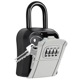 Does not Apply Key Lock Box, Combination Key Holder Safe for Outdoor, Home, Garage, Garden - Gr