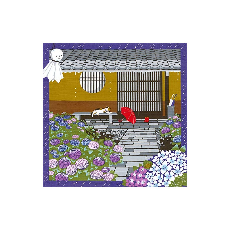 TAYU-TAFU - Tapiz de Furoshiki Japonés: Bocetos de Cat -