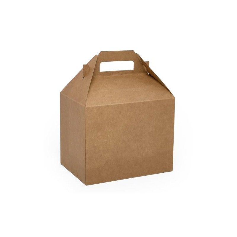 Paper Mart Mini Kraft Gable Boxes 4 X 2-1/2 X
