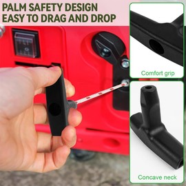 JEYORZY 5 x Pull Starter Pull Rope Lawn Mower Starter Rope, Starter Rope Lawn Mower 10 m, 4 Pieces Start Handle, Accessories for Lawnmowers, Suitable for Lawnmowers, Trimmers, Edge Cutters, Brush