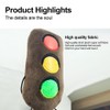 Cartoon Head Plush Toy Luminous Plush Stuffed Animal Plush Doll