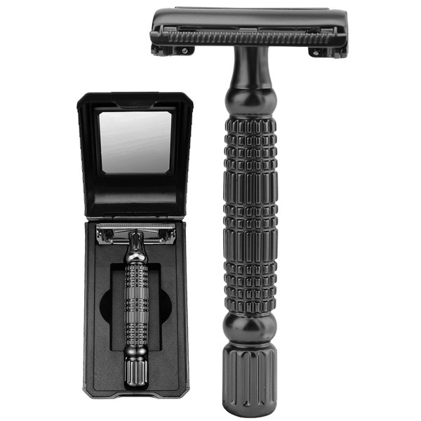 BAILI Butterfly Double Edge Safety Razor Reusable Manual Rust-proof Stainless