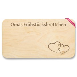 Wooden – Grandmother – Grandma Gift Grandma Birthday Christmas Grandmas Breakfast Board – 22 x 12 – Wooden – Gifts for Kitchen Board Engraving from Grandchild Gift Ideas Mother's Day