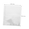 Angoily 30Pcs Clear Plastic Currency Sleeves for Recipe Binder Design
