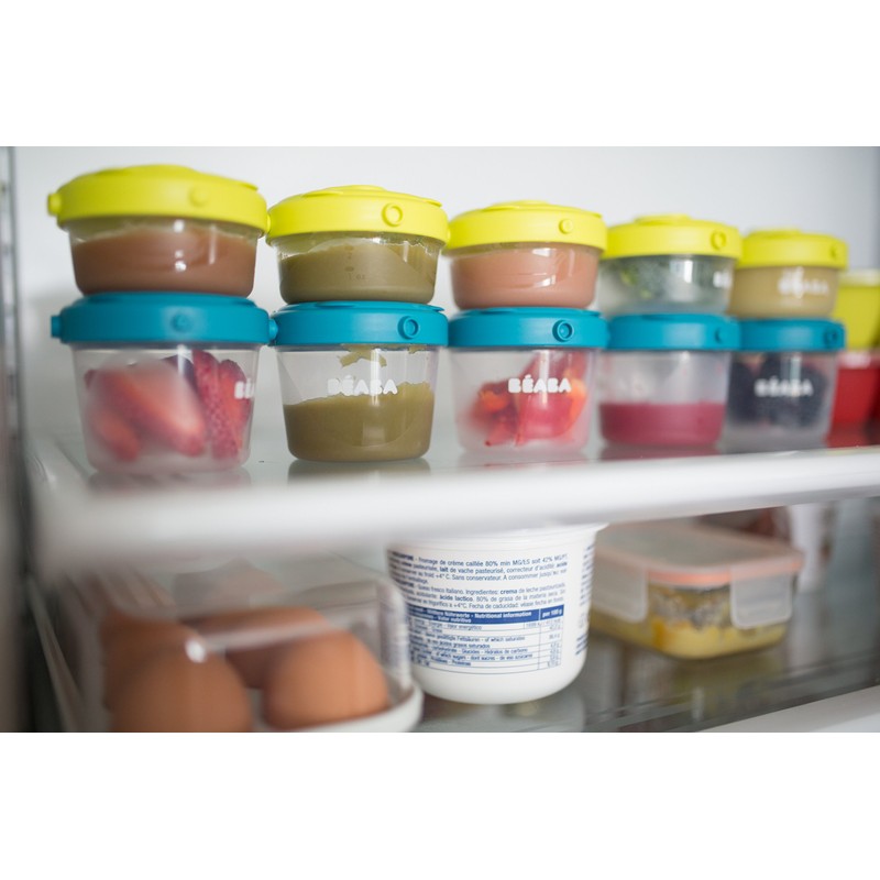 BÉABA - Set of 6 Baby Food Storage Container -