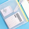 Pack of 12 A4 Document Wallets, Waterproof Document Bag for