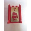 Stratego 1986 Vintage Game Piece: Red Sergeant #7