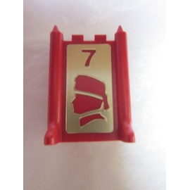 Stratego 1986 Vintage Game Piece: Red Sergeant #7