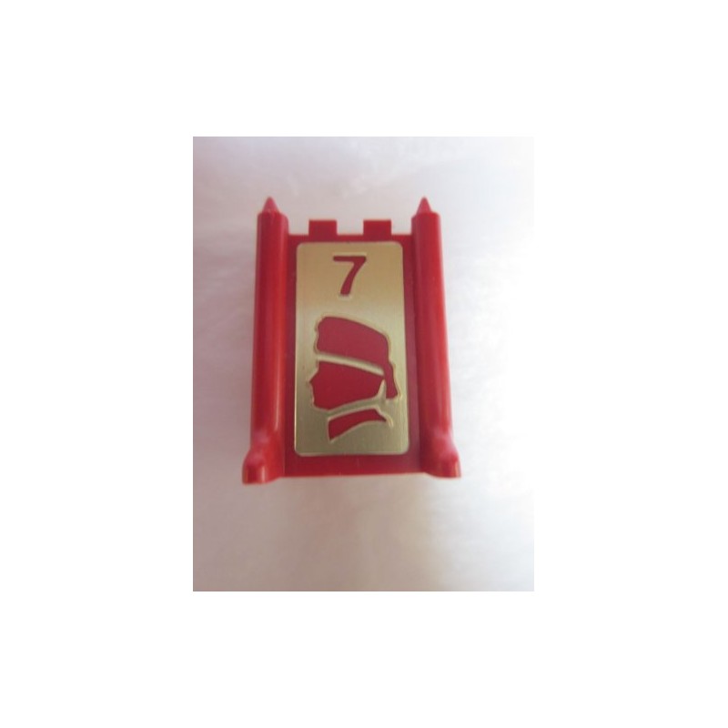 Stratego 1986 Vintage Game Piece: Red Sergeant #7