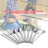 10pcs/Set 1/8in Shank High Speed Steel Milling Cutter Router Bits