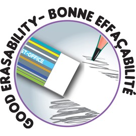 BIC Radierer Plast â€“ Plastic, Display Box of 20)