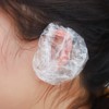 Pack of 100 Disposable Ear Muffs Transparent Ear Covers Clear