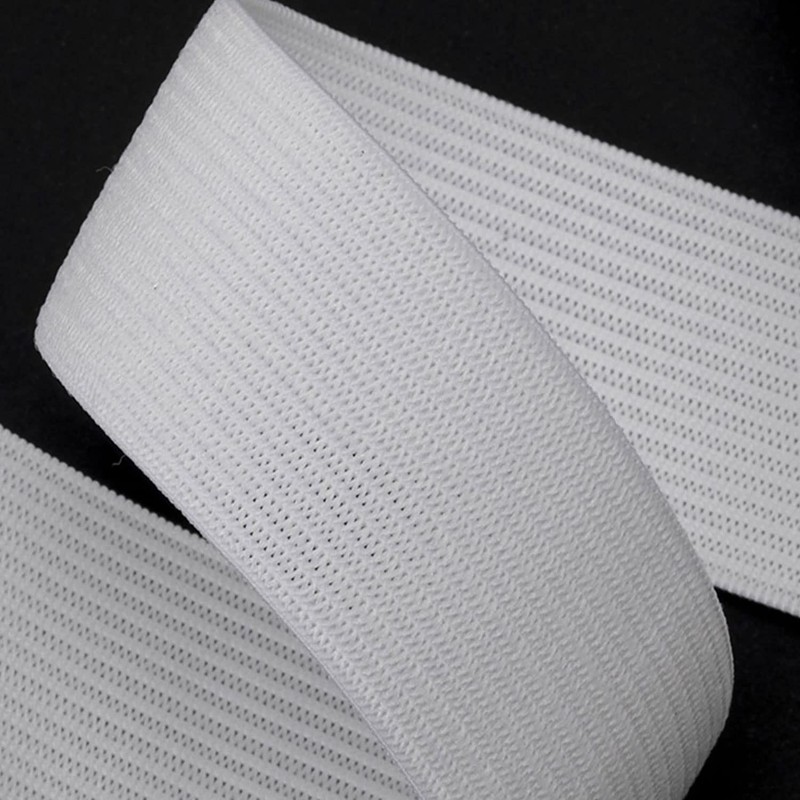 Trimming Shop 50mm (2 Inch) Wide Flat Elastic Band, Stretchable