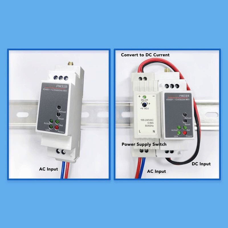 RS485 to WiFi Serial Server 2.4Ghz 5Ghz Dual Band Ethernet