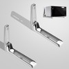 HOGESA Soporte de Pared para Microondas, 2 PCS Repisa Horno