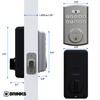 BRINKS Keyless Entry Door Lock Deadbolt, High-Security Keypad Door Lock