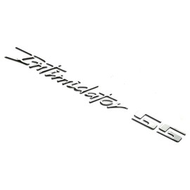 3Pcs Intimidator SS Emblems Domed Badge 3D Decal Sticker Letter Compatible with Chevy Silverado 88980874 17 Inches Long (Chrome)