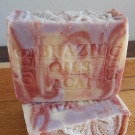 Handcrafted Brazilian Oil Soap with Organic Acai Berry Butter - Brazil Nut Butter - Natural Handmade