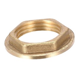 Brass Flanged Lock Nut, G1/2, Female Hex, For Plumbing, High Temperature (1)