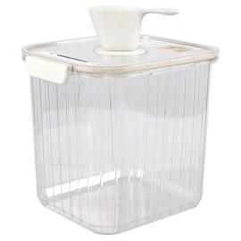 Tstorage 22 Lbs Transparent Airtight Rice Container with Measuring Cup, Rice Storage Container Bin Sealed, BPA-Free, 1 Packs
