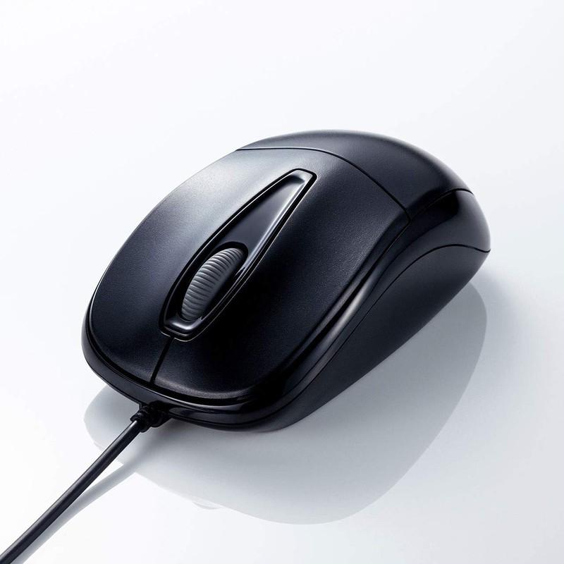 Sanwa Supply MA-122HBK Wired USB Mouse Quiet Optical 3 Button