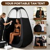 Large Spray Tan Tent Kit, Deluxe Pop Up Portable Professional