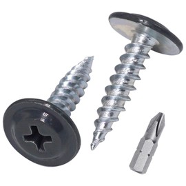 SKIR'CO (50 pcs) Painted 4.2 x 19 mm Self Tapping Wood Screws, PH Modified Truss Head, Metal Screw (Anthracite Grey RAL 7016)