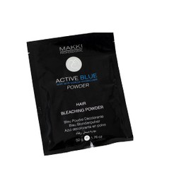 Active Blue Hair Bleach Bleaching Powder with ANTI YELLOW molecules 50g Powerful up to 5 level lift Hair Lightening