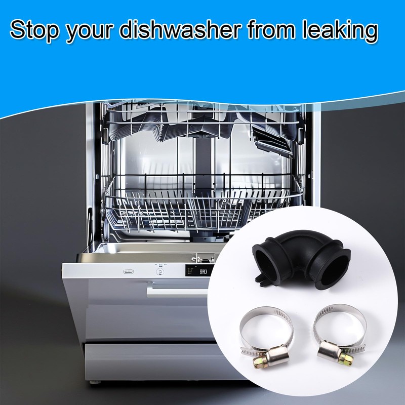 WD24X33918 Dishwasher Elbow Hose, Drain Circulation Sump Pump Hose with