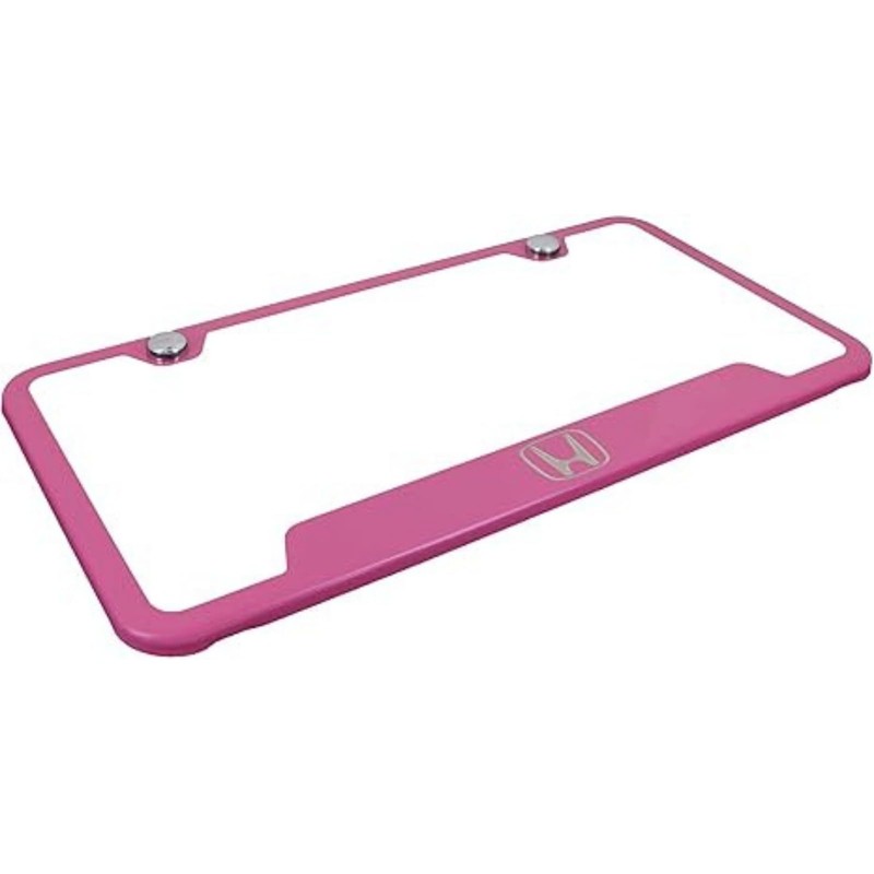 Au-TOMOTIVE GOLD Logo Stainless Steel License Plate Frame for Honda