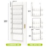 Mefirt Over The Door Pantry Organizer, Wall Mount Spice Rack,