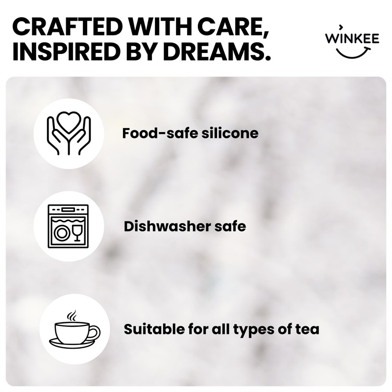 Winkee - Cute Animal Tea Infuser: Tea Egg for Loose