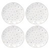 Lenox Blue Bay Dots 4-Piece Dinner Plate Set, 4 Count