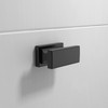 Amerdeco 10 Pack Matte Black Cabinet Knobs 1.46 Inch(37mm) Single
