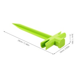 Kisangel Ground Anchor Heavy Duty Tent Tie Down with Rope Lock for Outdoor Canopy Shed Rv Awning Swing Stabilization Durable Windproof for Camping