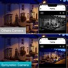 SYMYNELEC 5GHz/2.4GHz Light Bulb Security Camera Outdoor Waterproof 2.5K, Dual-Band
