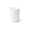 Browne Foodservice FOUNDATION Porcelain Stackable Bowl, 4 Inch, White (set