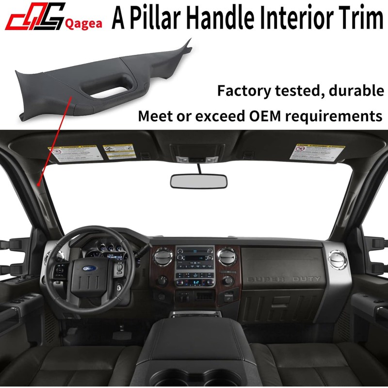 Qagea A-Pillar Grab Handle Interior Trim Driver Left Side Replacement