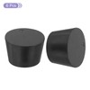 sourcing map Rubber Tapered Plug 28mm to 37mm Solid Test