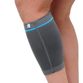 Express Orthopaedic® Medically Approved Calf Compression Sleeve – Woven Elastic Support for Shin Splints, Calf Strains & Muscle Recovery – Bilateral Design for Left or Right (XL)