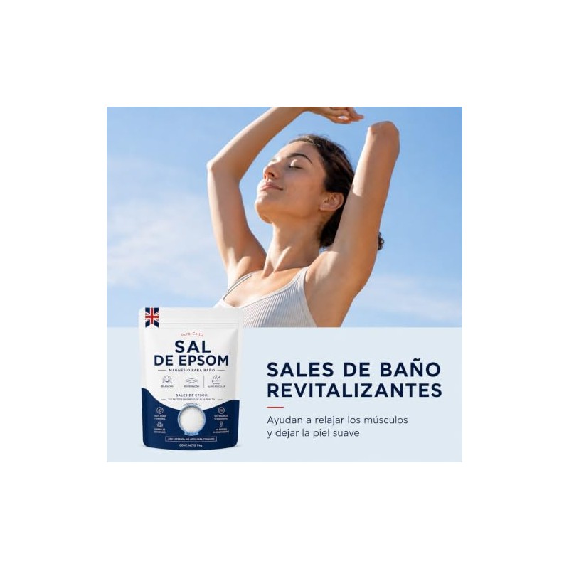 Sal De Epsom 1KG | Sales de Baño | Sin